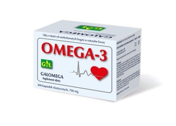GAL Galomega - 300 kapsułek - Omega-3, Omega-6