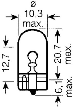 1 Х ШТ. Osram W5W 5 W 2825 ОРИГИНАЛЬНЫЙ OSRAM В ОТДЕЛЬНОЙ УПАКОВКЕ СУПЕР ЦЕНА