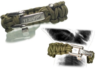 Браслет выживания Paracord TEXAR Olive