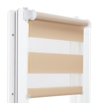 ROLETA DZIEŃ NOC 75x150 CM Z NAPINACZEM KOLORY