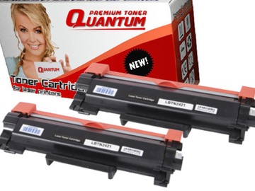 Dwupak 2x Toner do Brother TN-2421 DCP-L2512d CHIP