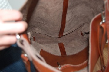 TOREBKA SKÓRZANA SHOPPER BAG 100% SKÓRA NATURALNA