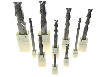 Фреза VHM диаметром 20 мм, 2 шт., для алюминия, ПВХ и дерева.