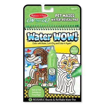 KOLOROWANKA WODNA WATER WOW malowanka LABIRYNTY