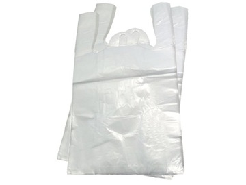 Reklamówki 22x38cm 200szt Zrywki Poniżej 15 mikr.