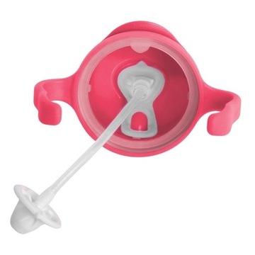 B.BOX БУТЫЛКА КРУЖКА С Утяжеленной СОЛОМОЙ, МАЛИНА