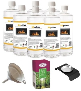 zestaw BIOPALIWO 7L bioetanol pojemnik do aromaterapii olejek leśna polana