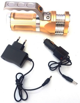 Фонарик ручной прожектор 3*T6 CREE LED, сильный