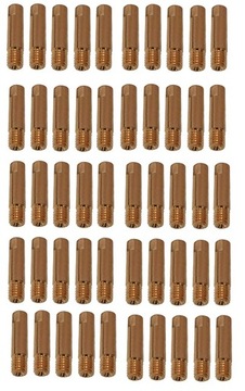 Zestaw końcówka dysza prądowa MB15 1,0mm M6 50szt.