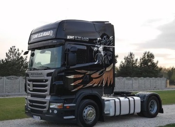 НАКЛЕЙКИ SCANIA R TOPLINE НАКЛЕЙКА ШАБЛОН 7 ХРОМ