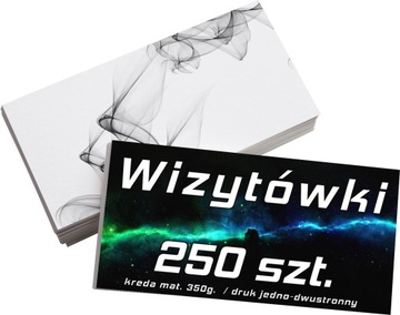 WIZYTÓWKI 250 SZT JEDNOSTRONNE DWUSTRONNE 350g.