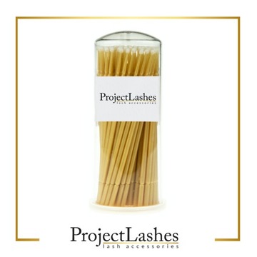 100 АППЛИКАТОРОВ ДЛЯ РЕСНИЦ MICRO GOLD ProjectLashes