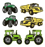auta kmpl. maszyny traktor Naszywki PL termo SM
