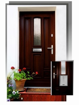 Почтовый ящик на двери под покраску