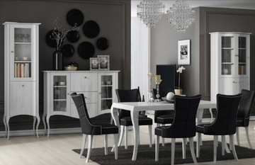 Komoda BN glamour ludwik, wysoki połysk, kolory