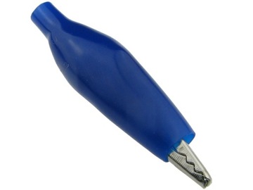 Krokodylek izolowany 27mm niebieski (4 szt.) /0410-4
