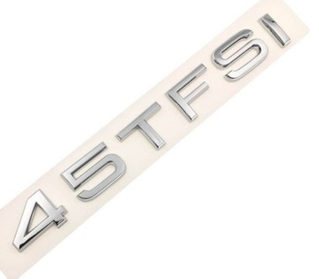 EMBLEMAT ZNACZEK AUDI NA TYŁ KLAPĘ 45TFSI 45 TFSI