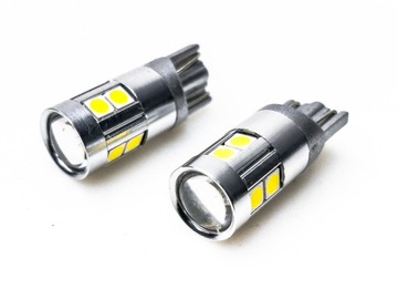LED ŻARÓWKA W5W T10 W16W CanBus 12-24v Ultra MOCNA