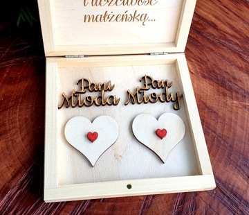 НАБОР КОРОБКИ ДЛЯ КОНВЕРТОВ + ДЛЯ ОБРУЧАЛЬНЫХ КОЛЬЦ