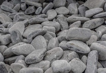СЕРАЯ ГАЛКА Камень для сада 20 кг.