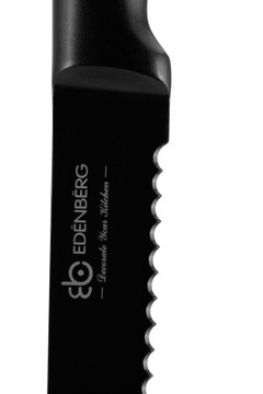 ФУНКЦИОНАЛЬНЫЕ НОЖИ НАБОР НОЖЕЙ 7 ЭЛЕМЕНТОВ. СТАЛЬНАЯ ПОДСТАВКА + НОЖНИЦЫ EDENBERG 920