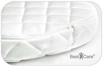 Матрас для детской кроватки BestCare Aero 37 x 70 x 6 см, овальный
