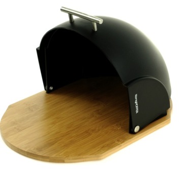 Хлебница Metlex Bamboo черная MX1602BL