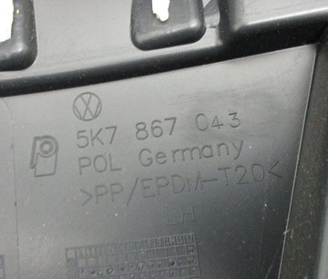 ДВЕРЬ ЛЕВАЯ ЗАДНЯЯ VW GOLF VI 6 3D КАБРИОЛЕТ КОЖАНАЯ