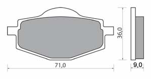 ТОРМОЗНЫЕ КОЛОДКИ YAMAHA TZR TDR DT XT XTZ УСИЛЕННЫЕ