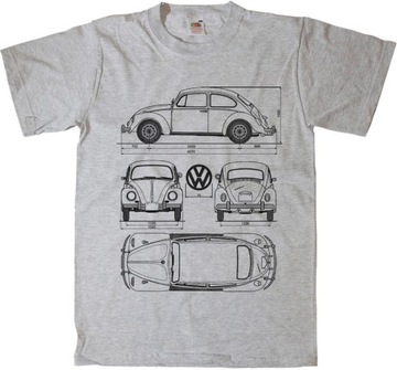 VOLKSWAGEN VW BEETLE GARBUS koszulka t-shirt - M