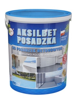 FARBA AKSILBET DO BETONU POSADZEK GARAŻU TARASU 5L