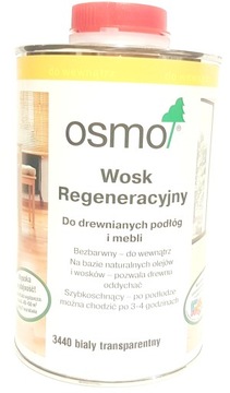 Osmo 3440 WOSK REGENERACYJNY Biały transparent 1l