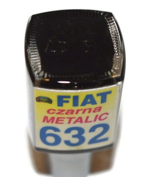 FIAT 632 CZARNA METALIC LAKIER ZAPRAWKA DO RYS ARA 10 ML