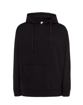 Męska bluza z kapturem bez nadruku KANGURKA 4XL