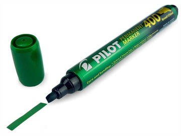 Marker permanentny Pilot SCA-400 ścięty zielony