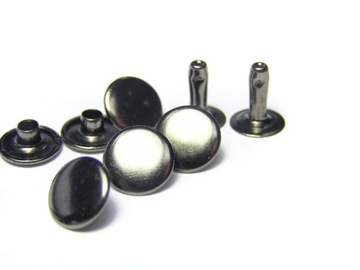 Заклепки для кожгалантереи ЧЕРНЫЕ 10мм 100 шт 1 СТР КАЧЕСТВО!