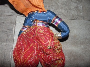 Марионетка из Раджастана из театра Катпутли, рост 40.