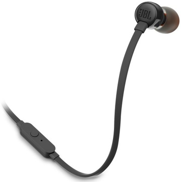 НАУШНИКИ JBL UNIVERSAL T110 С МИКРОФОНОМ, ЧЕРНЫЕ