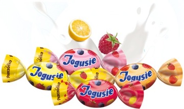 CUKIERKI JOGUSIE PSZCZÓŁKA KARMELKI NADZIEWANE 1KG