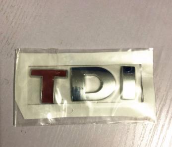 TDI EMBLEMAT 3D ZNACZEK NA TYŁ KLAPĘ AUDI SKODA VW