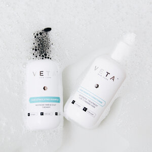 Стимулирующий кондиционер VETA – предотвращает ломкость волос.