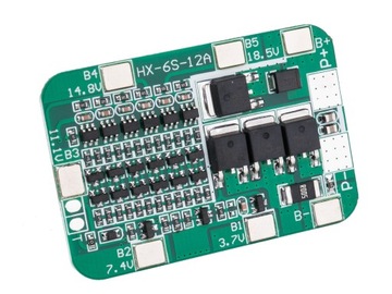 BMS 6S 15A Li-Ion 18650 25.2V Ładowarka ochronna BMS PCM 24V