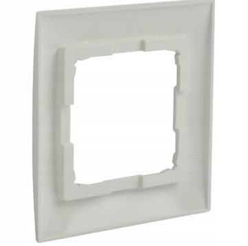 Simon 54 RAMKA POJEDYNCZA biała Kontakt Simon 54