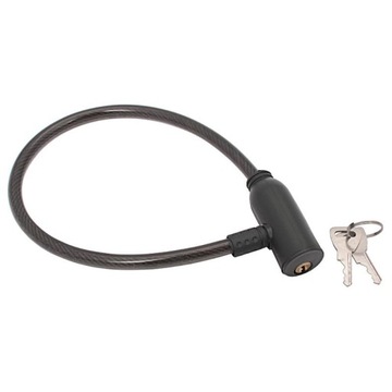 ZAMKNIĘCIE DO ROWERU 45 CM NA KLUCZ ZABEZPIECZENIE