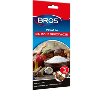 СТЕКЛЯННЫЕ ЛОВУШКИ ДЛЯ ПИЩЕВЫХ МОЛЕЙ НА КУХНЕ С ФЕРОМОНАМИ BROS (6 ШТ)