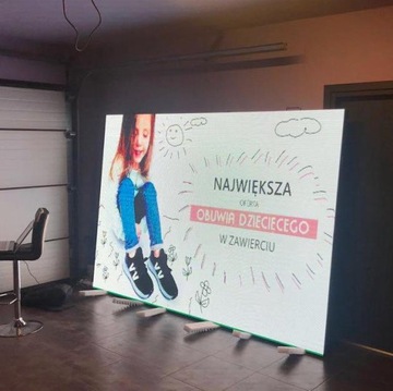 Telebim full kolor, edycja smartfonem, wyświetlacz zewnętrzny PROMOCJA