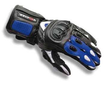 TSCHUL 310 RĘKAWICE SKÓRA SPORT - NIEBIESKIE r. XL