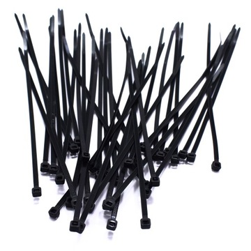 КАБЕЛЬНЫЕ СВЯЗКИ 80x2,5 ЧЕРНЫЕ УФ СВЯЗИ