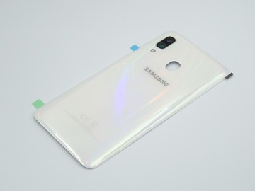Оригинальная крышка аккумуляторного отсека для Samsung A40 A405, белая