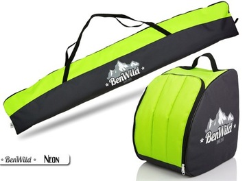 180 см ЧЕХОЛ ДЛЯ ЛЫЖ + НАБОР ОБУВИ, 8 ЦВЕТОВ